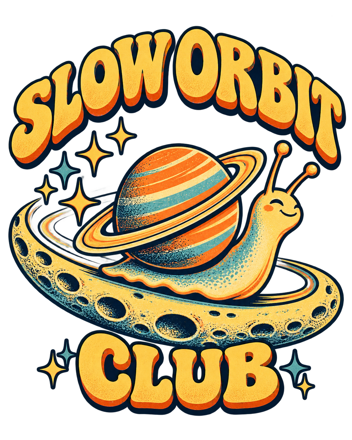 Slow Orbit Club illustration
